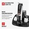 Aparador Pelos Mondial Lâmina Inox S/Fio Preto/Branco Bivolt