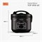 Panela Elétrica De Arroz Mondial Pe-30-6X 6 Xícaras 500W Black Inox 220V