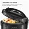 Panela Elétrica De Arroz Mondial Pe-30-6X 6 Xícaras 500W Black Inox 220V