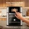 Air Fryer Forno Mondial Oven 13L 2000W 10 Programas Touch Preto E Inox 110V