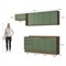 Armário De Cozinha Completa Garrafeiro Cb1419 8 Portas 4 Gavetas Mdf 280Cm Verde