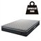 Colchão Casal Espuma D45 Pillow Top Strong 138X188x24cm Cinza/Branco Hellen+Suporta Até 150Kg Cinza