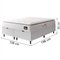 Cama Box Baú Casal Queen Colchão Espuma D45 Lazio Pillow Top