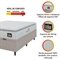 Cama Box Baú Casal Colchão Espuma D45 Lazio Pillow Top