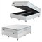 Cama Box Baú Casal Queen Colchão Espuma D33 Pillow Top New Millenium 158X188x60cm Branco Hellen