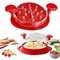 Desfiador Triturador Manual BSL3922 Frango Carne Legumes ABS Vermelho Ideal Importados