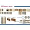 Cozinha Modulada Rainha Cz424 3 Portas 1 Gaveta Mdf 80Cm Branca E Nature