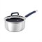 Panela Tramontina Romagna Em Aço Inox E Alumínio Cerâmico Black Stone 18 Cm 2,25 L Tramontina