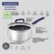 Panela Tramontina Romagna Em Aço Inox E Alumínio Cerâmico Black Stone 18 Cm 2,25 L Tramontina