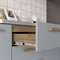 Cozinha Compacta 105cm Branco artico Axe Bertolini Branco/carvalho