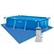 Piscina Estrutural Retangular 2.282 Litros Com Filtro 220V E Forro Intex