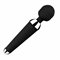 Vibrador Varinha Mágica Recarregável Silicone Aveludado E Abs Atóxico Preto 16 Modos Magica Mais