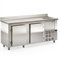 Balcão De Encosto Refrigerado Gelopar Gbfe200cd 556L Inox 220V
