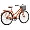 Bicicleta Paradise Urbana Aro 26 Quadro Aço 1 Marcha V-Brake Laranja Free Action