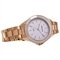 Relógio Feminino Analógico Cerâmica Facetada Rosé Com Pulseira Aço Inox Séculus