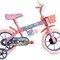 Bicicleta Infantil 10509 Aro 12 3 A 6 Anos Com Rodas De Treinamento Freio A Tambor Rosa Verden