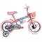 Bicicleta Infantil 10509 Aro 12 3 A 6 Anos Com Rodas De Treinamento Freio A Tambor Rosa Verden