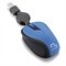 OLD Mouse Com Fio Wave Conexão USB 1200dpi Cabo de 75cm 3 Botões Textura Emborrachada Retrátil Azul - MO235