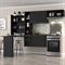 Cozinha Compacta com Mesa Dobravel MP2007 Sofia Multimoveis Preta