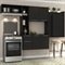 Cozinha Compacta com Mesa Dobravel MP2009 Sofia Multimoveis Preta