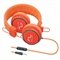 OLD Fone De Ouvido Multilaser Com Microfone Headfun Laranja P2 - PH086