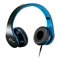 OLD Fone De Ouvido Multilaser Com Microfone Para Celular Preto E Azul P2 - PH113