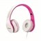 OLD Fone de Ouvido Multilaser com Microfone para Celular Branco e Rosa P2 - PH114